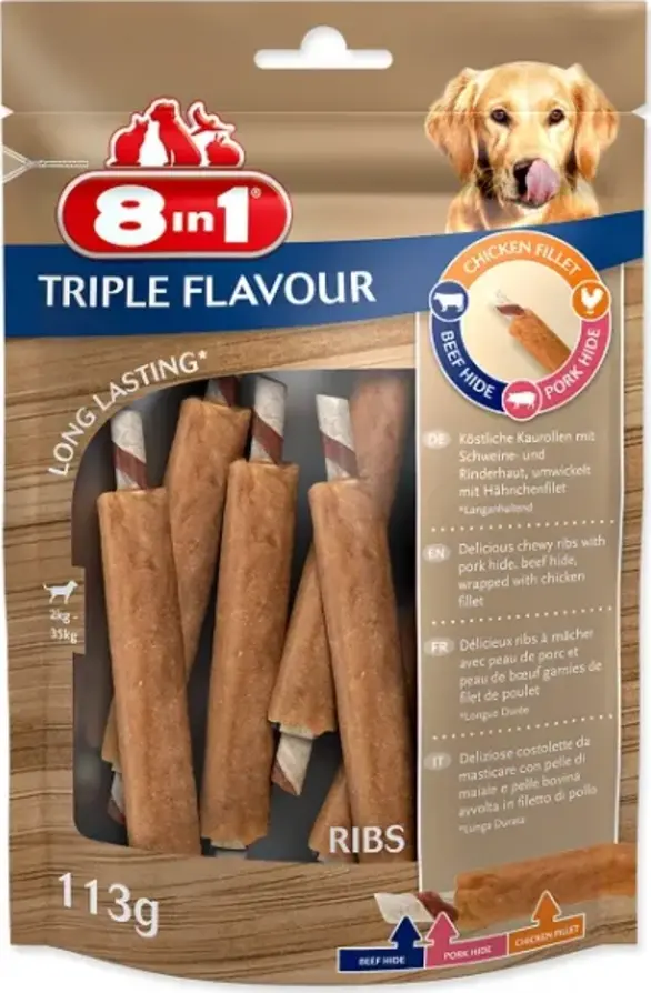 8in1 Triple Flavour Ribs 6 ks