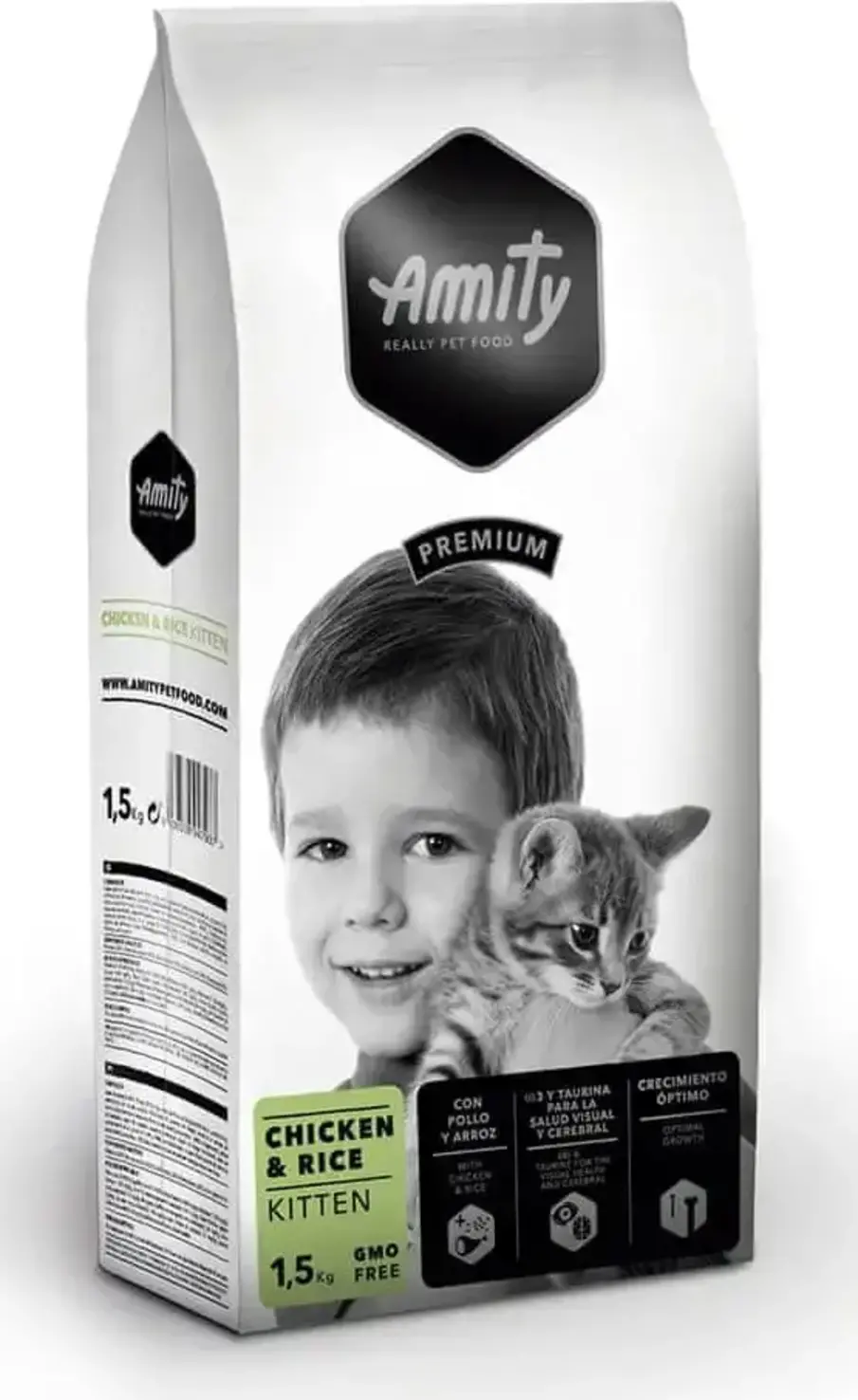 Amity Premium Cat Kitten Chicken & Rice 1,5 kg