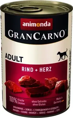 Animonda Grancarno Adult hovězí, srdce 400 g