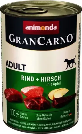 Animonda GranCarno Original Adult hovězí a jelen s jablky 400 g
