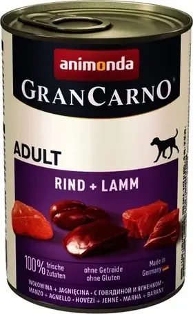 Animonda GranCarno Original Adult hovězí + jehně 400 g