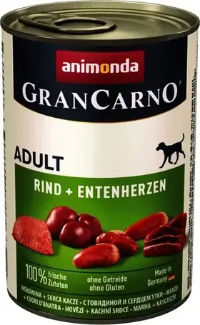 Animonda GranCarno Original Adult hovězí + kachní srdce 400 g