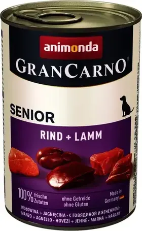 Animonda GranCarno Original Senior telecí + jehně 400 g