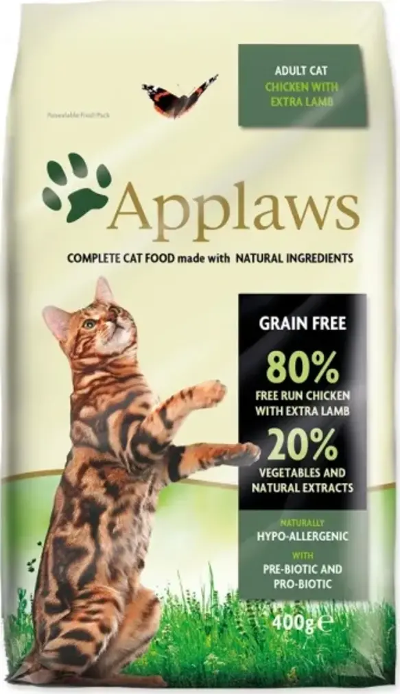 Applaws Adult Cat Chicken with Extra Lamb Grain Free 400 g