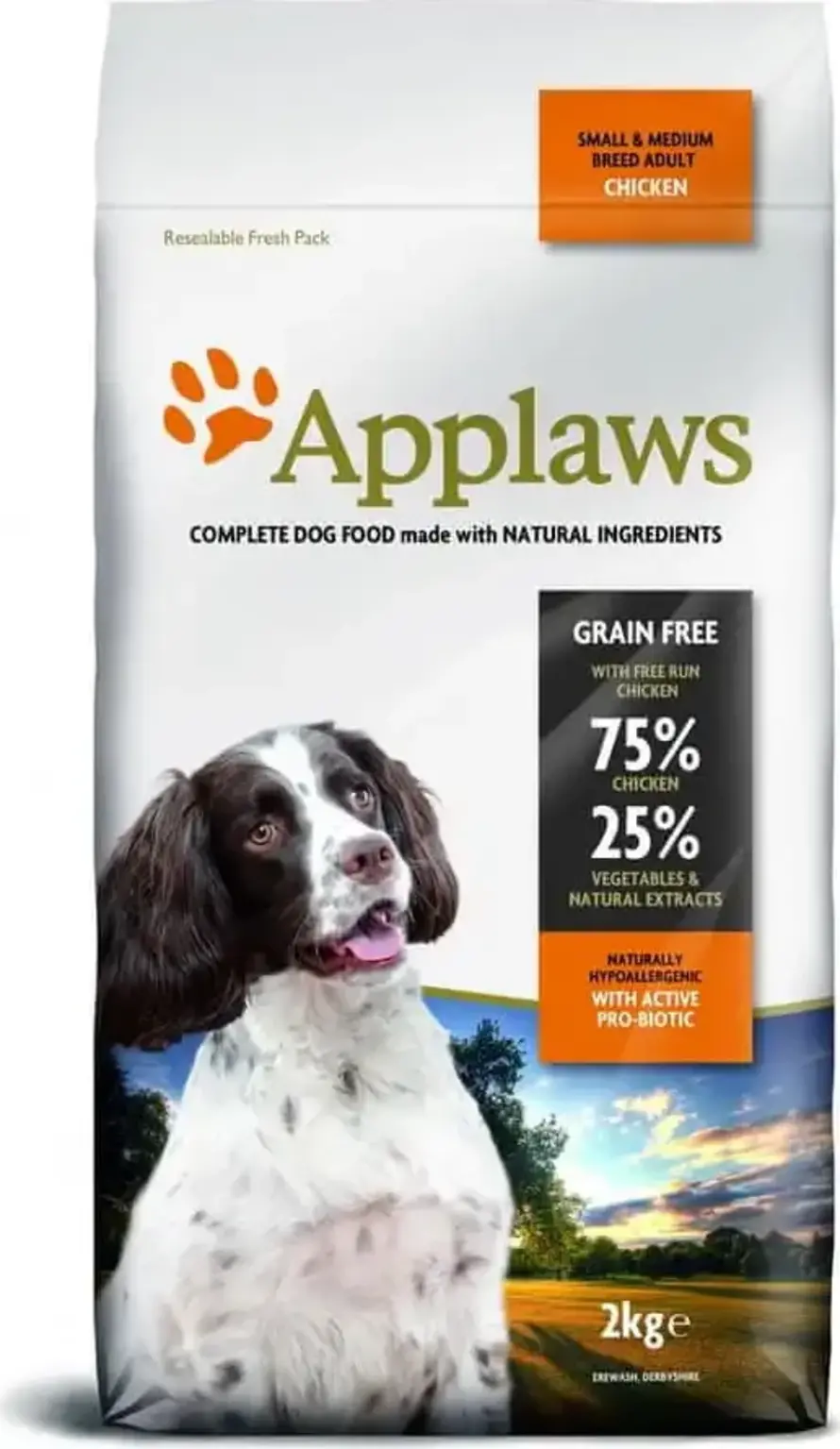 Applaws Dog Adult Small & Medium Breed Chicken Grain Free 2 kg