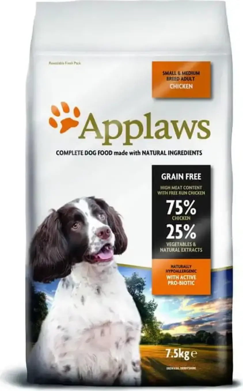 Applaws Dog Adult Small & Medium Breed Chicken Grain Free 7,5 kg