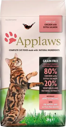 Applaws Adult Cat Chicken with extra Salmon Grain Free 400 g
