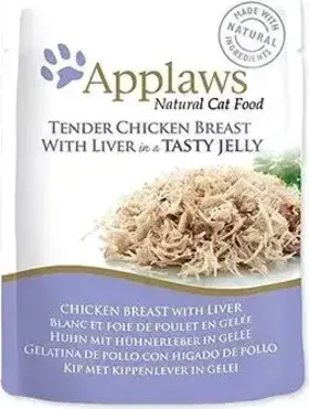 Applaws Cat Jelly Chicken Breast with Liver 70 g