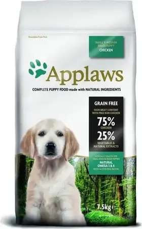 Applaws Dog Puppy Small & Medium Breed Chicken Grain Free 7,5 kg