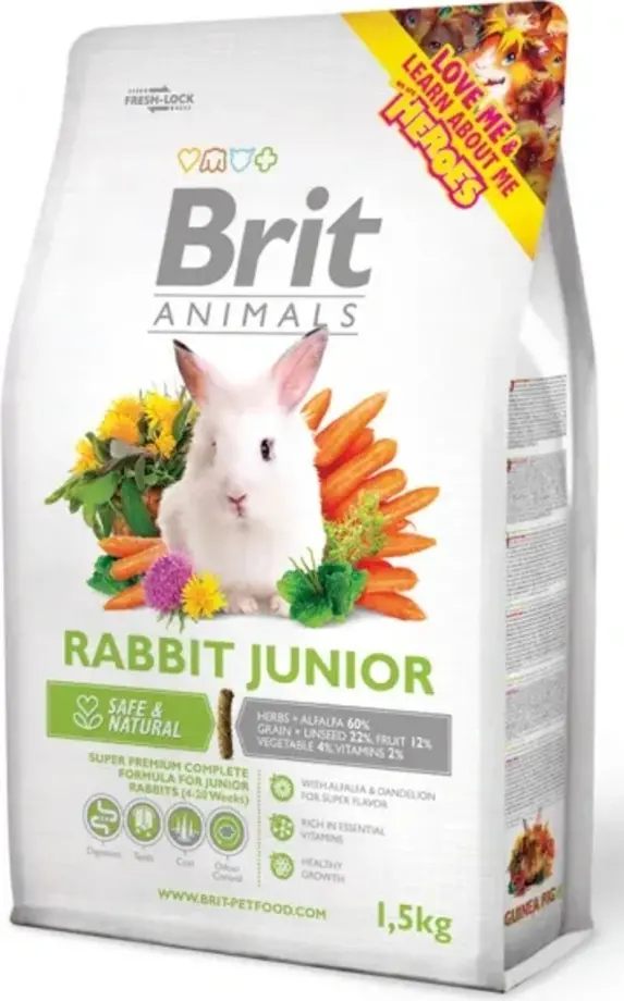 Brit Animals Rabbit Junior Complete 1,5 kg