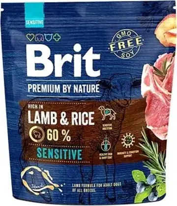 Brit Premium by Nature Sensitive Lamb & Rice 1 kg