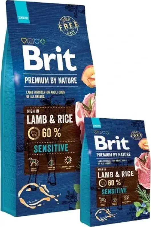 Brit Premium by Nature Sensitive Lamb & Rice 15 kg