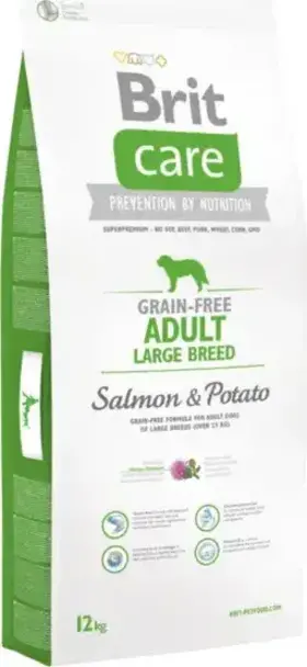 Brit Care Grain-free Adult Large Breed Salmon & Potato 12 kg