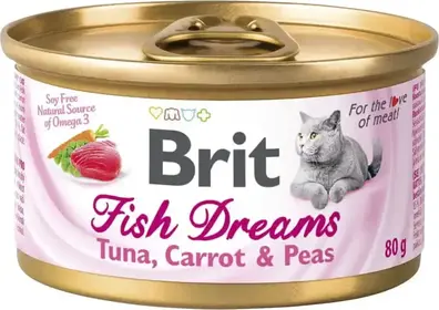 Brit Fish Dreams Tuna, Carrot & Pea 24 x 80 g