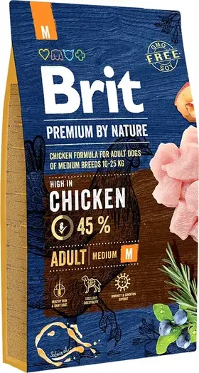 Brit Premium by Nature Adult M Chicken 8 kg