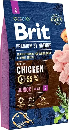 Brit Premium by Nature Junior S Chicken 8 kg