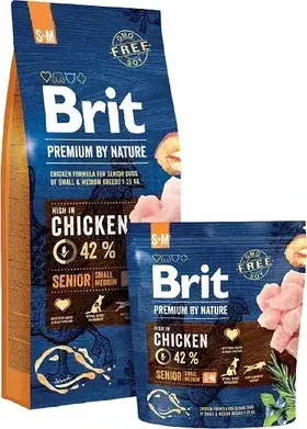 Brit Premium by Nature Senior S+M Chicken 1 kg