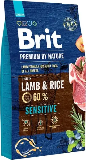 Brit Premium by Nature Sensitive Lamb & Rice 8 kg