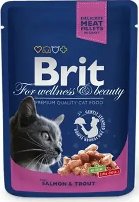 Brit Premium Pouches with Salmon & Trout 100 g