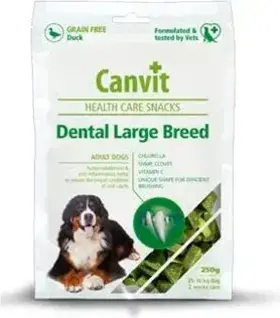 Canvit Dog Dental Large Breed-Duck 250 g