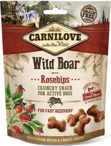 Carnilove Dog Crunchy Snack Wild Boar with Rosehips 200 g