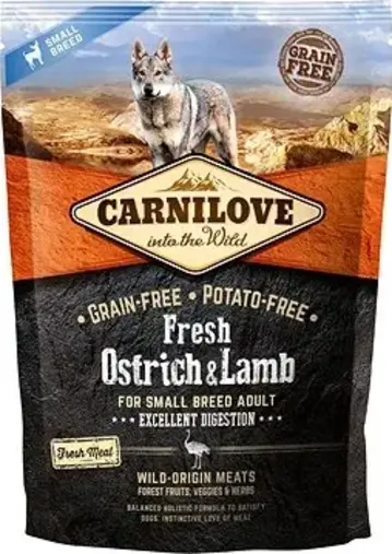Carnilove Fresh Ostrich & Lamb for Small Breed 1,5 kg