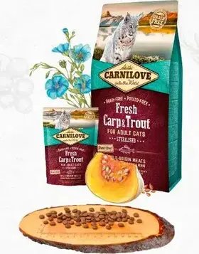 Carnilove Fresh Carp & Trout for Adult Cats Sterilised 400 g