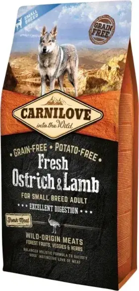 Carnilove Fresh Ostrich & Lamb for Small Breed 6 kg