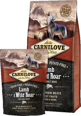 Carnilove Lamb & Wild Boar for Adult 1,5 kg