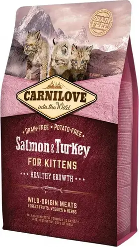 Carnilove Salmon & Turkey for Kittens Healthy Growth 2 kg