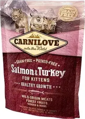 Carnilove Salmon &amp; Turkey for Kittens Healthy Growth 400 g