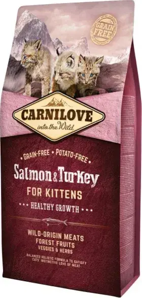 Carnilove Salmon & Turkey for Kittens Healthy Growth 6 kg