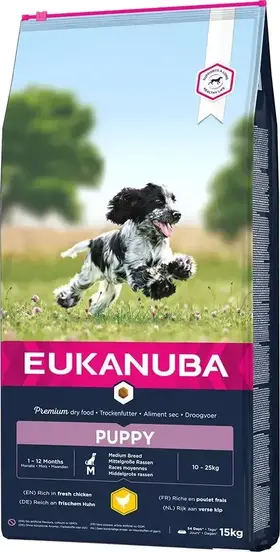 Eukanuba Growing Puppy Medium 15 kg
