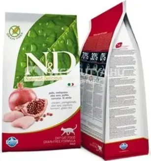 N&D Prime Adult Cat Grain Free Chicken & Pomegranate 1,5 kg
