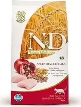 N&D Adult Cat Adult Low Grain Chicken & Pomegranate 5 kg