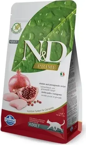 N&D Prime Adult Cat Grain Free Chicken & Pomegranate 5 kg