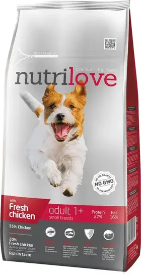 Nutrilove Dog Adult Small & Medium Fresh Chicken 8 kg