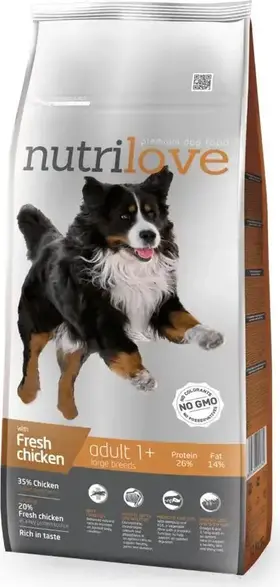 Nutrilove Dog Dry Adult Large Fresh Chicken 3 kg