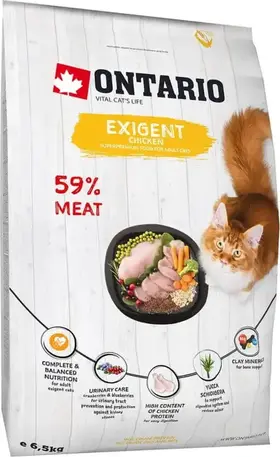 Ontario Cat Exigent Chicken 6,5 kg