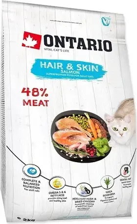 Ontario Cat Hair & Skin Salmon 2 kg