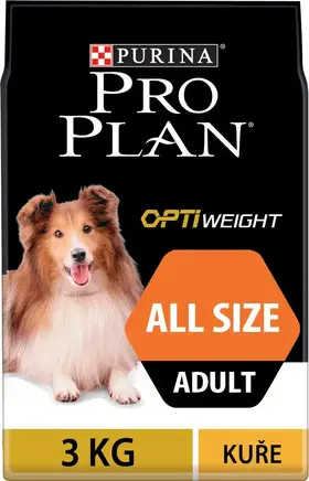 Purina Pro Plan All Sizes Adult Optiweight Chicken 3 kg