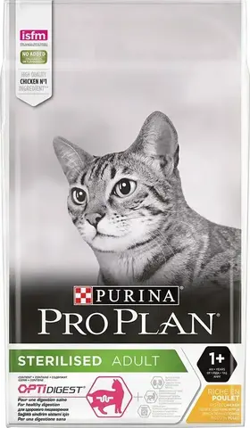 Purina Pro Plan Cat Sterilised Adult Optidigest Chicken 10 kg