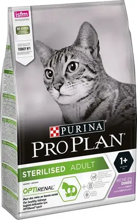 Purina Pro Plan Cat Sterilised Adult Optirenal Turkey 10 kg