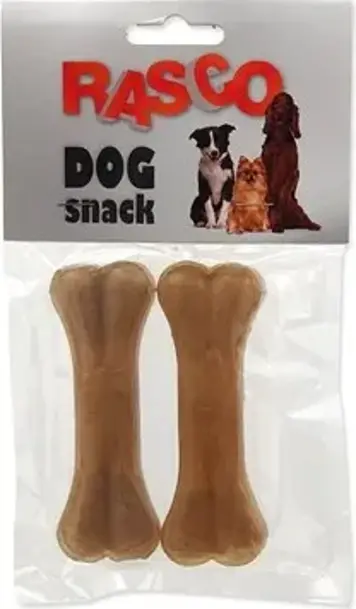 Rasco Dog Snack bůvolí kost 10 cm 2 ks