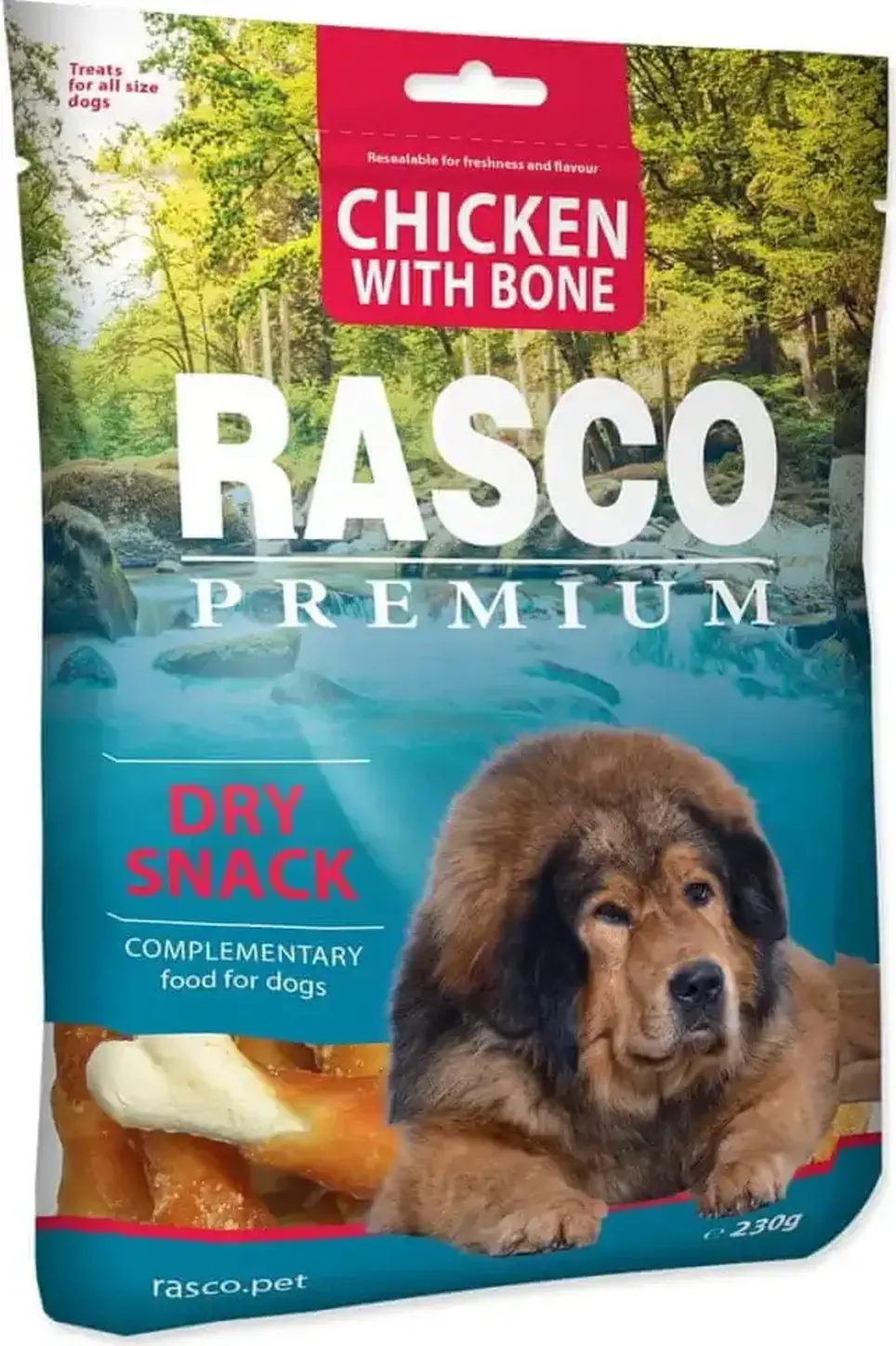 Rasco Premium kosti obalené kuřecím masem 230 g