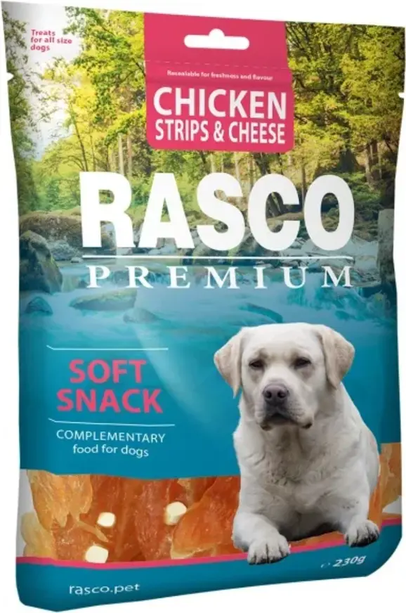 Rasco Premium proužky kuřecí se sýrem 230 g