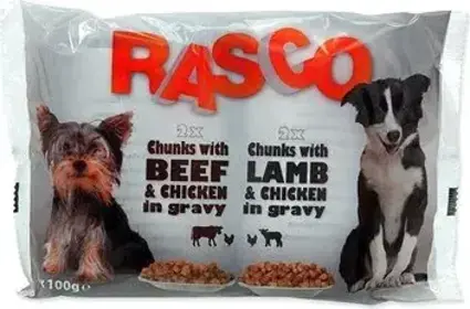 Rasco Beef & Lamb with Chicken in Gravy 4 x 100 g