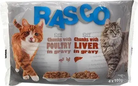 Rasco Poultry & Liver in Gravy 4 x 100 g
