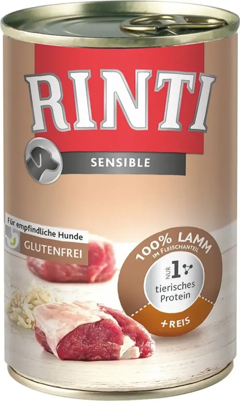 Rinti Sensible hovězí + rýže 400 g