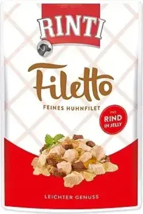 Rinti Filetto kuře + hovězí v želé 100 g